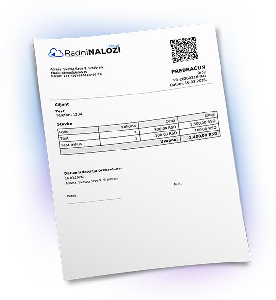 Radni nalozi i otpremnice